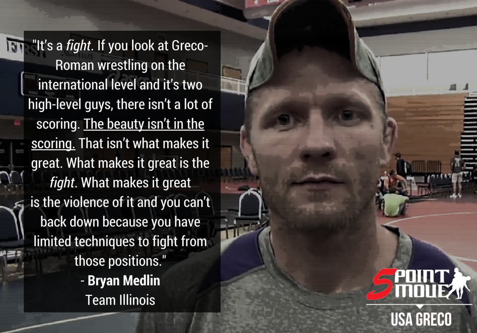 Bryan Medlin, Team Illinois Greco-Roman