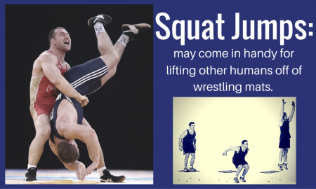 Squat Jumps for Greco Roman Wrestling
