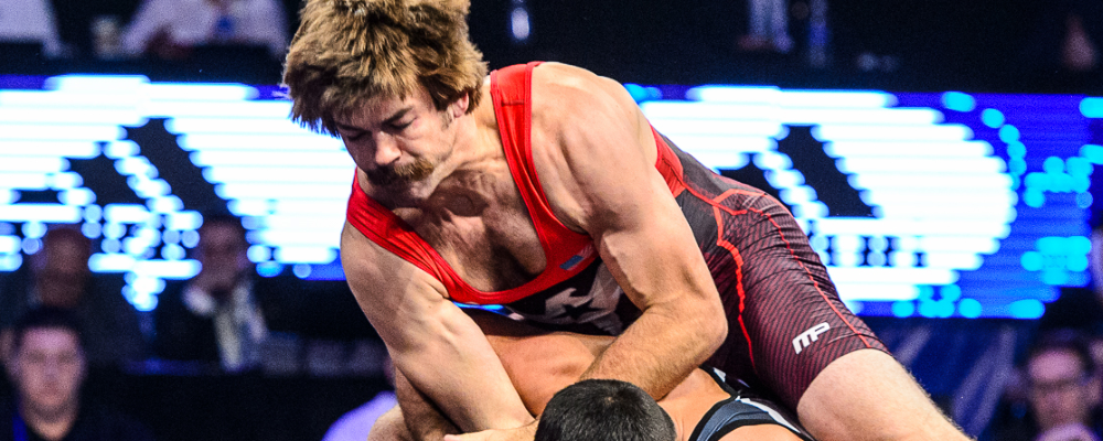 Bisek and the 2016 US Greco Team in Olympic camp
