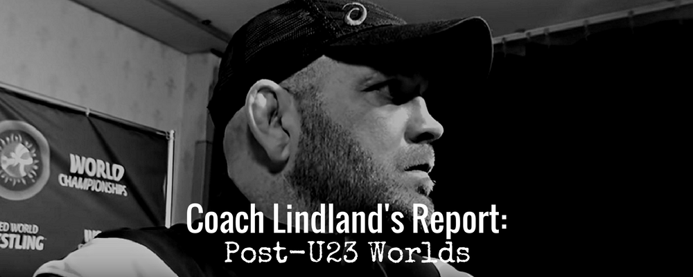 US Coach Matt Lindland, 2017 U23 World Championships