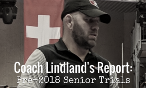 coach matt lindland, pre-2018 us senior greco-roman world team trials