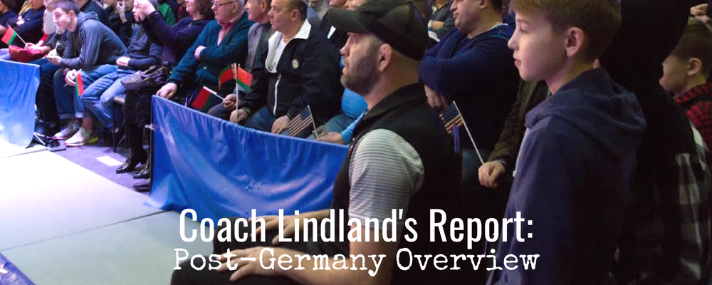 US Greco coach Matt Lindland talks about Germany and the 2018 World Team