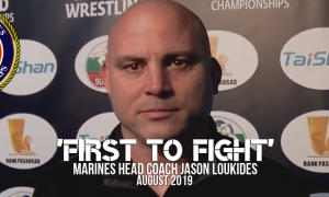 Marines head coach Jason Loukides, august 2019