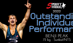 benji peak, five point move outstanding individual performance, 2022